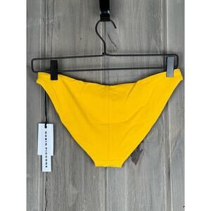 NWT Robin Piccone Ava Mustard Bikini Bottoms, L